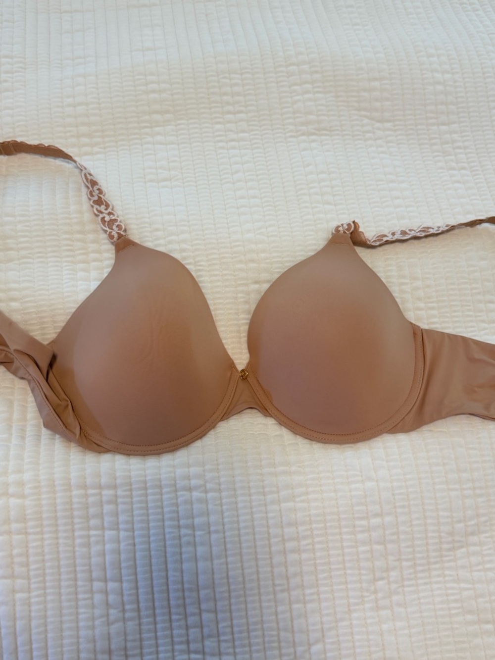 Natori Smooth Molded T-Shirt Bra - Beige- worn maybe once!